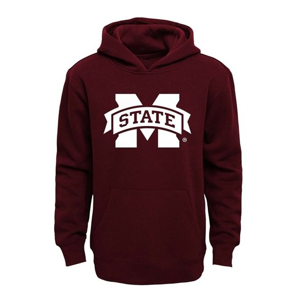 Gen2sports Other - NCAA Boys Mississippi State Bulldogs Long Sleeve Pullover Kids Hoodie Size M 5/6
